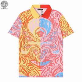 Picture of Versace Polo Shirt Short _SKUVersacePoloShortm-3xlwyt0421025